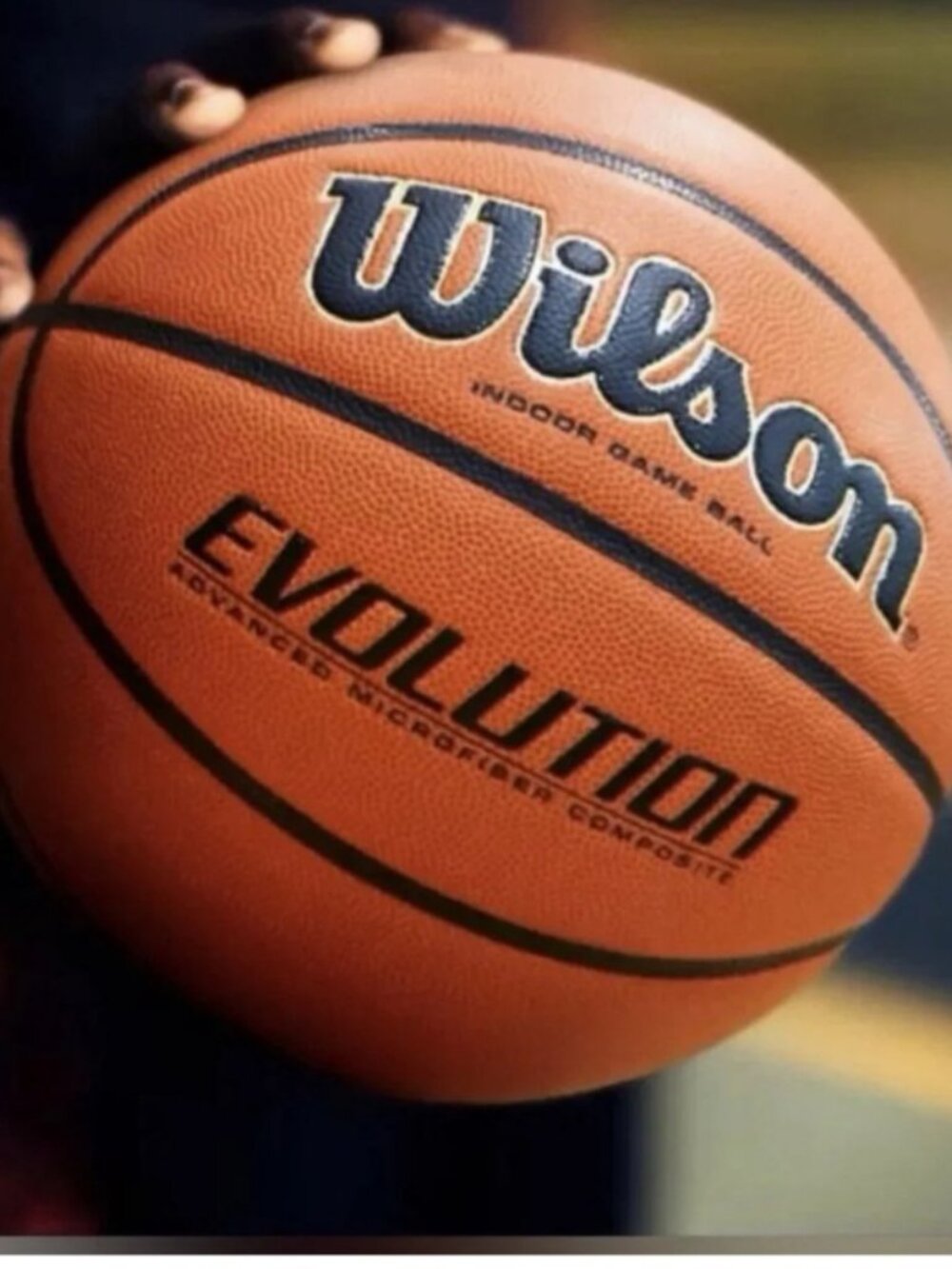 Wilson Evolution Official Game Ball Size 7 / 29.5’ Basketball - Picture 2 of 3
